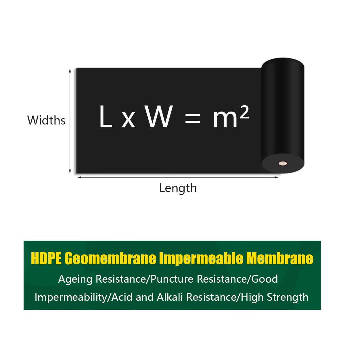 Nero Telo per Laghetto Spessore 0,2mm Rivestimento per Laghetti in HDPE, PVC Rivestimento per Laghetto con Fondo per Laghetto Grande Rivestimento per Laghetti Giardini(Size:8x8M(26x26ft))