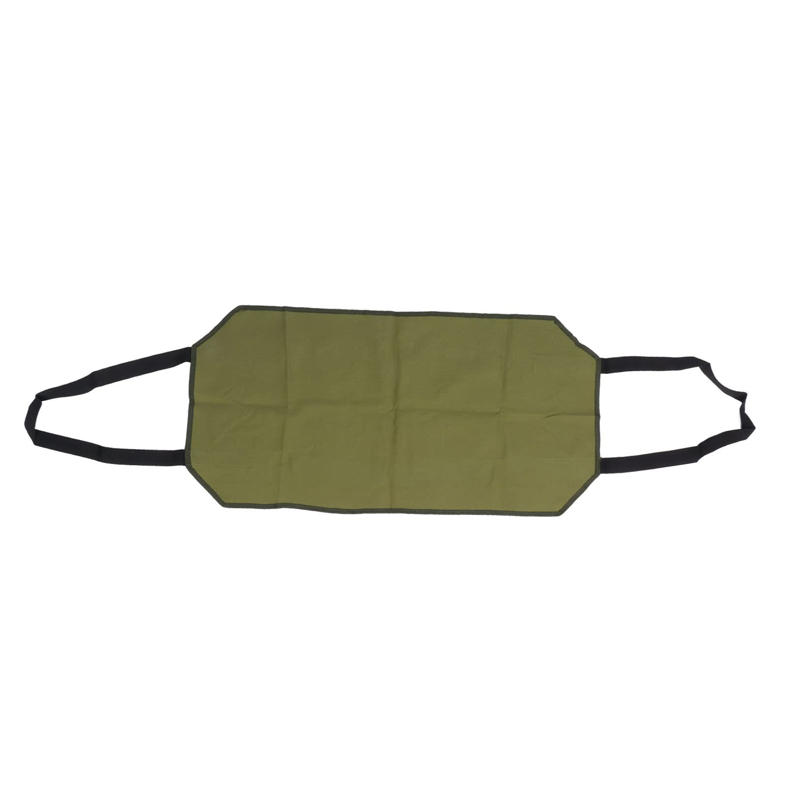 Canvas Firewood Log Carrier, Reinforced Canvas Log Carrier Bag, Double Straps, No End Walls, Overlap, Multicolor
