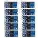 EPLZON DC Motor Speed Controller - PWM Adjustable 0-20KHz Switch Drive Module, DC 5V-36V, 15A (Max 30A), 400W FET Trigger - Pack of 10 Pcs