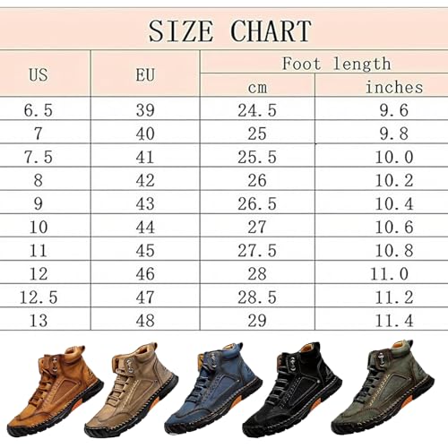Sawbehind Mens Boots, Sawbehind Men's Comfortable Handmade Leather Boots, Arch Support Boots4