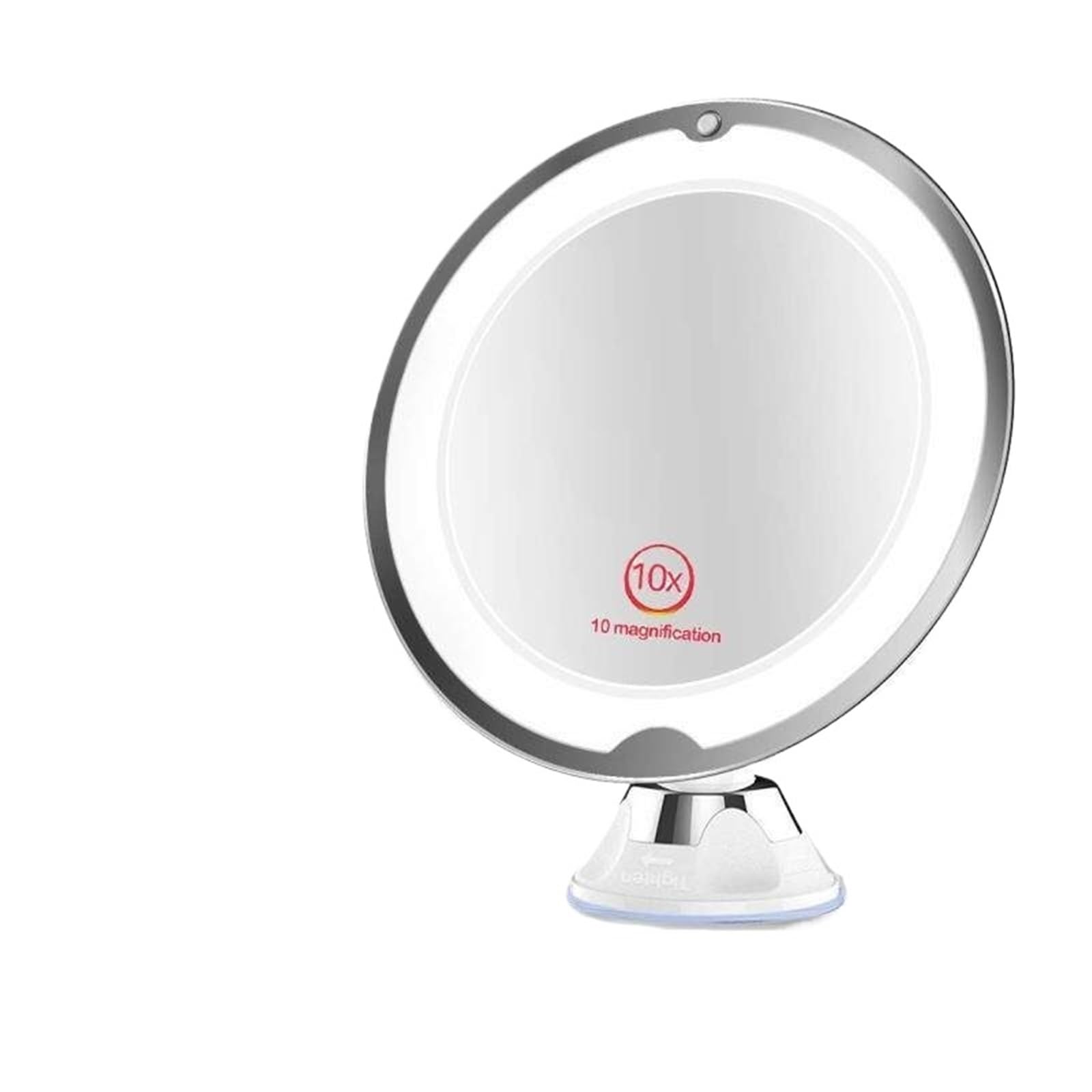 KTMBOHU 10x Magnification LED Fill Light Vanity Mirror With Light Mirror With Suction Cup Bathroom Mirror