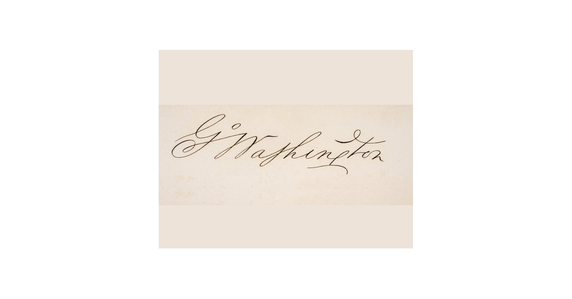Amazon.com: Posterazzi Signature Of George Washington 1732 To 1799