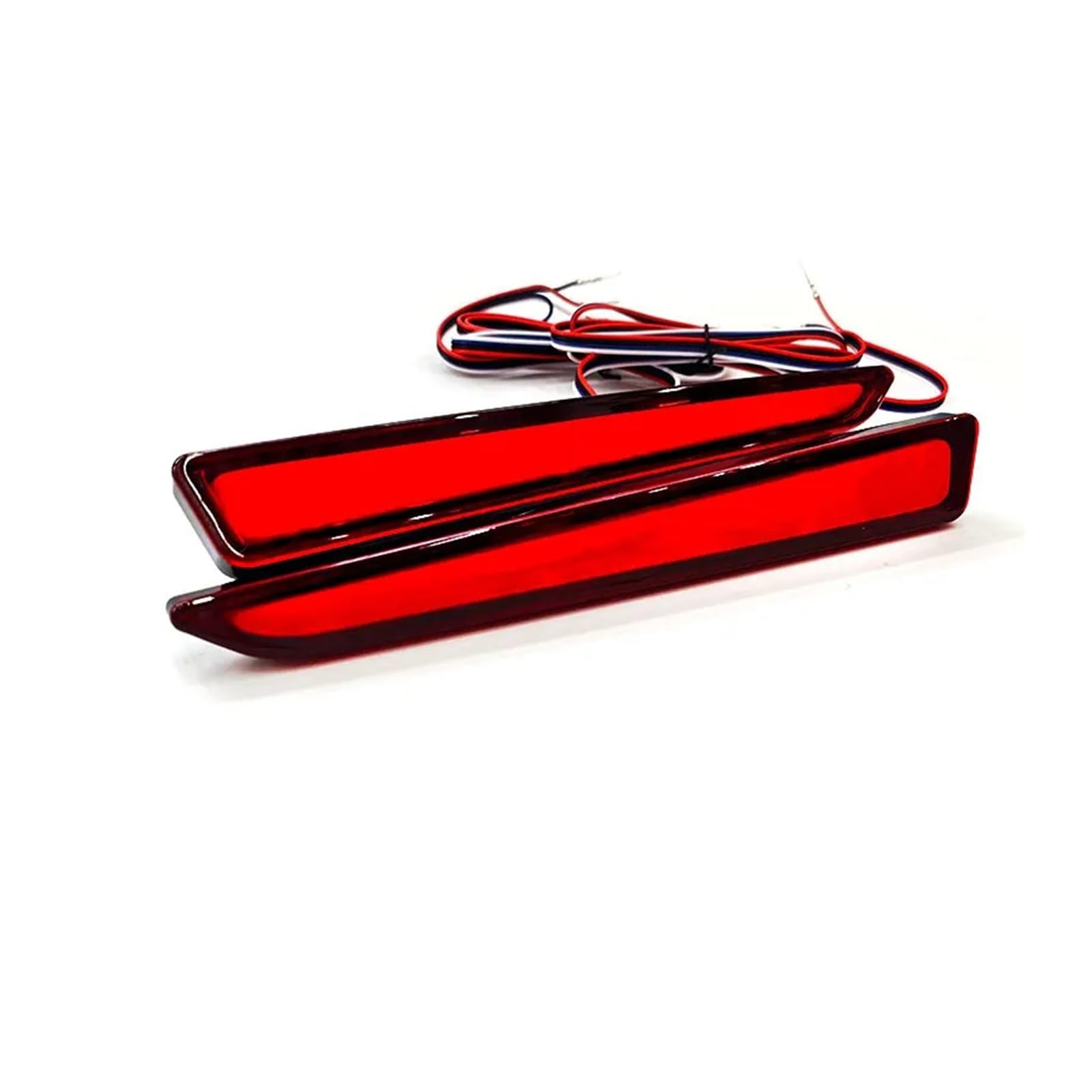 Pasuje do T0y0ta podnieść Daihatsu Tanto G LA650 LA600S lampy tylnego zderzaka samochodu tylna lampa reflektorowa hamulec Stop światła DRL akcesoria 2 sztuk(Smoke lens)
