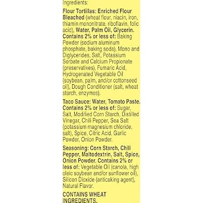 Old El Paso Soft Taco Dinner Kit with Flour Tortillas, Mild Taco Sauce, and Seasoning Mix, Easy Meal Prep, 10 Ct, 12.5 oz