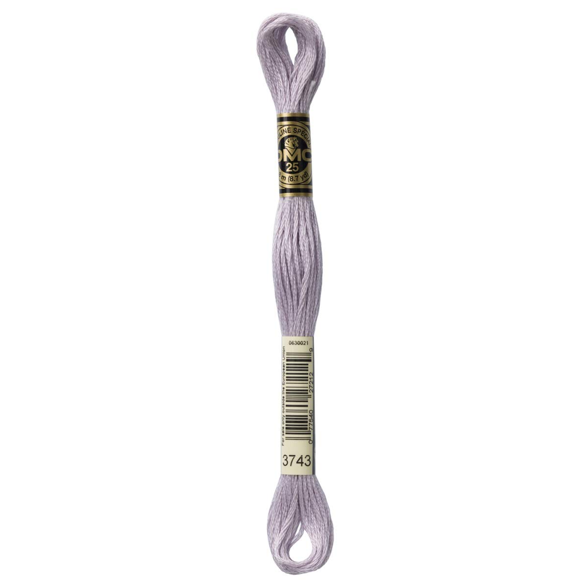 DMC Embroidery Floss Mouline Stranded Cotton Thread for Hand Embroidery and Sewing - Colour No: 3743-2 x 8m Skeins — image 1