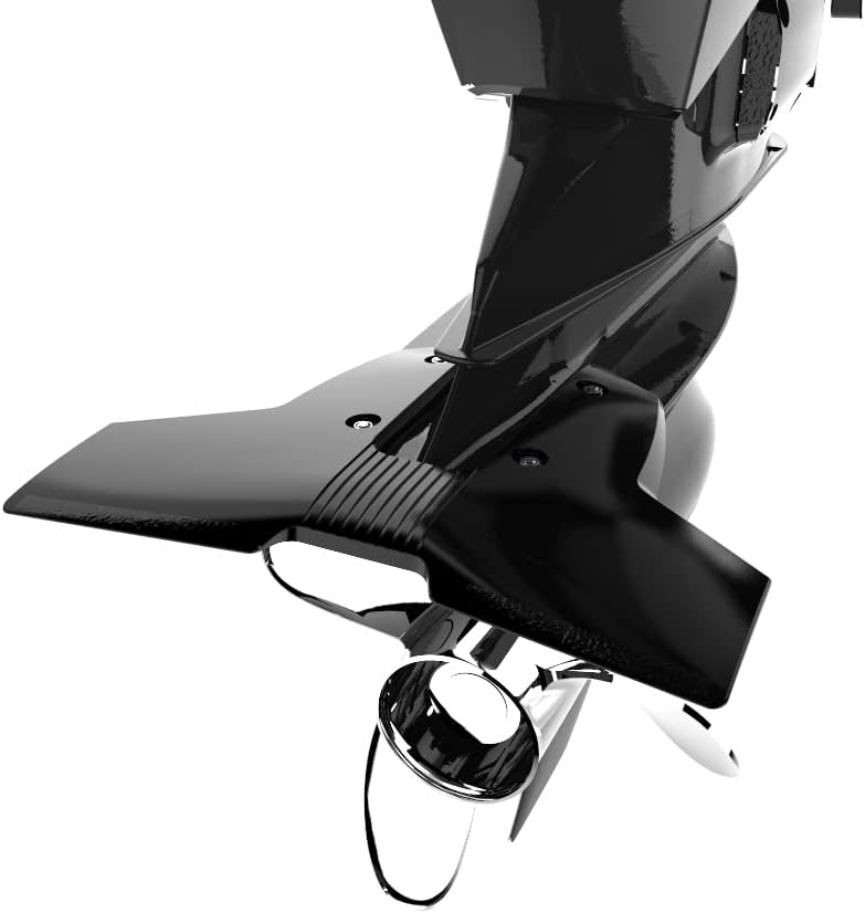 STINGRAY HYDROFOILS - Classic Junior Hydrofoils for 9.9-40 hp (Black) - Best for Small Boats - Stabilizer Fins for Outboard/Outdrive Motors - Made in the USA