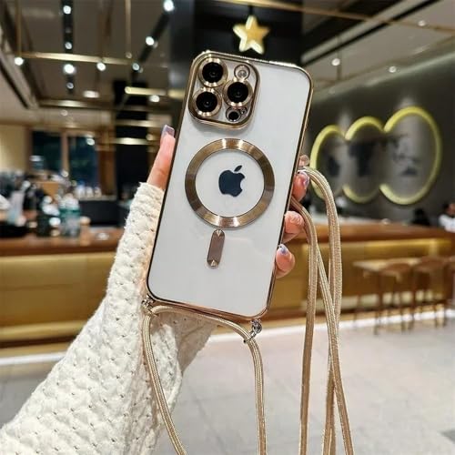 Coque arrière en TPU souple galvanisé doré de haute précision pour iPhone 16