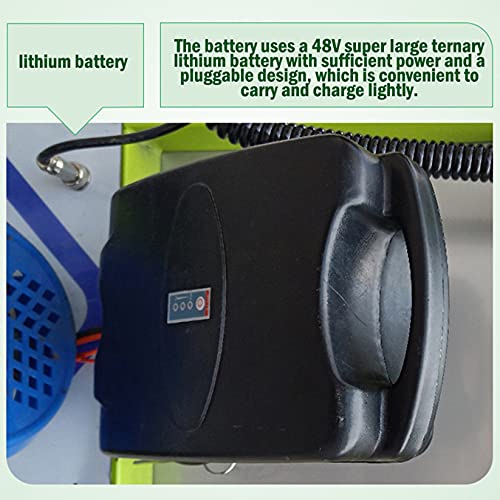 YHRJ Treppensteiger sackkarre elektrisch, Sackkarre 200kg Kapazität - 800W Brushless Motor & 36V/20AH Abnehmbare… – Bild 8