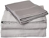 Brielle 100-Percent Sateen Modal from Beech Sheet Set, Twin X-Large, Grey
