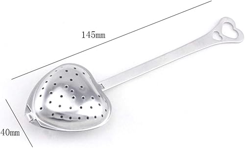 Miniatura 3 de 10pcs filtro de té colador de té herramienta de té infusor de té colador en forma de corazón infusor de té