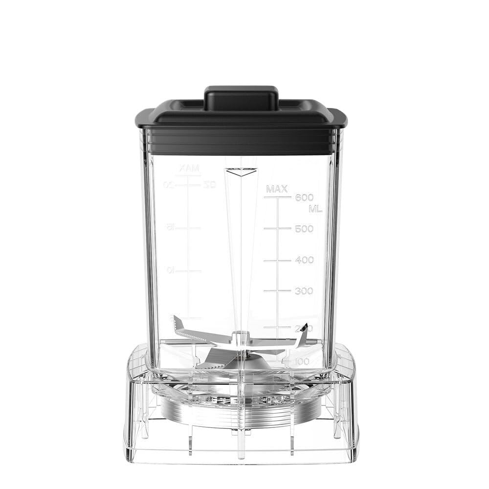 Tazza Del Frullatore Da 20 Once 600 Ml Contenitore for Macinazione Di Cereali Secchi Caraffa Vaso Lame Del Tritatutto A Secco Assemblate Vaso Della Tazza Del Frullatore Di Ricambio