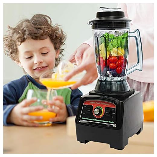 3.9L 2800W Commercial High Speed Blender Juicer Food Smooth Ice Cream Maker Mixer Commercial Blender Heavy Duty Food Processor