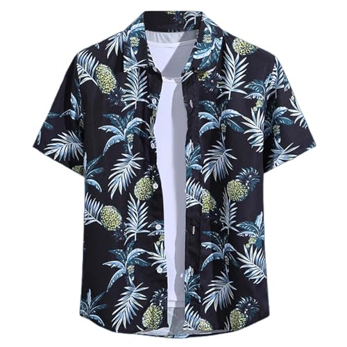 Chemise homme manches courtes été imprimée Aloha idéale pour vos vacances à la plage