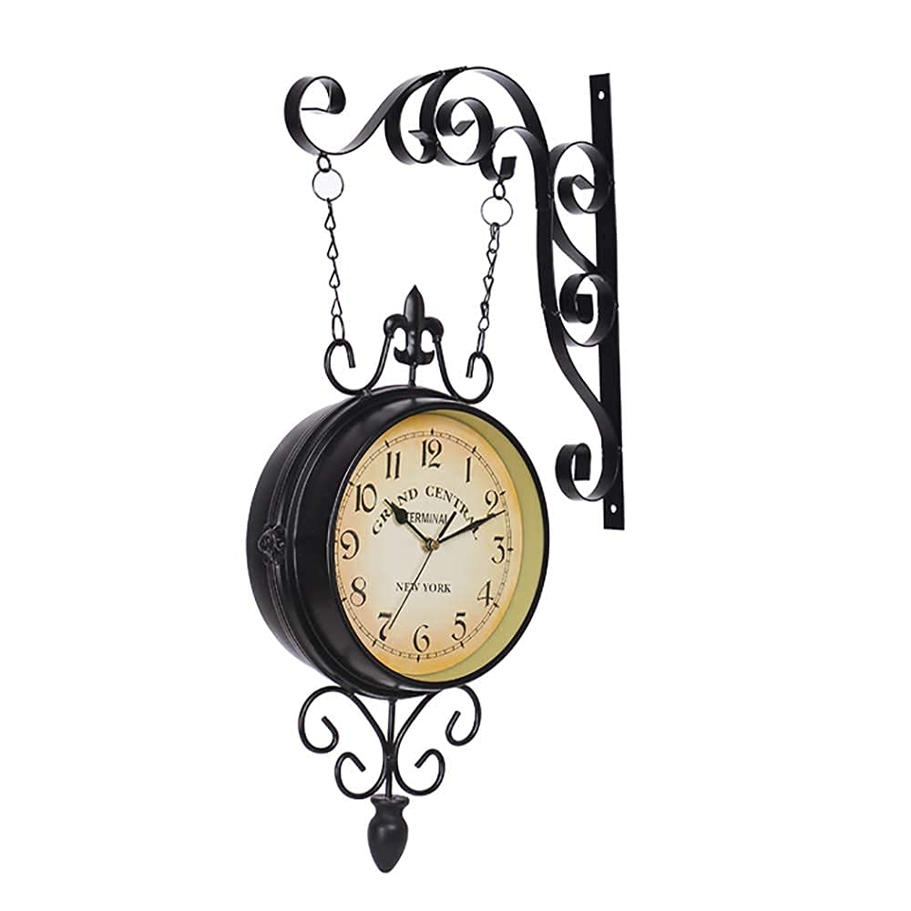 Amazon.com: TANGZIXIN Wall Clock Garden Station Wall Clock