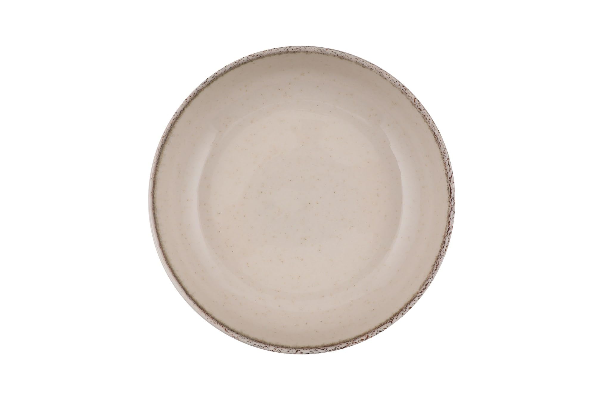 Elegante juego de cena de 16 piezas, 100% porcelana, color crema, incluye 4 platos de servicio (24 cm), platos (20 cm), cuencos (15 cm), tazas | apto para lavavajillas y microondas