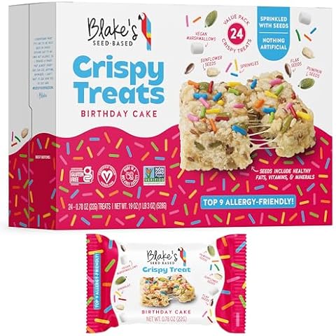 Blake’s Seed Based Crispy Treats – Birthday Cake Cover