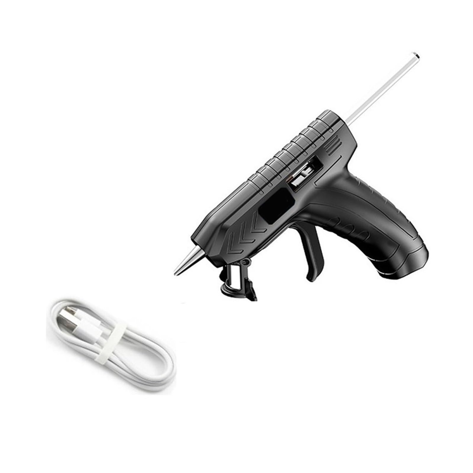 Pistolet do klejenia na gorąco, ładowany przez USB, narzędzie wysokotemperaturowe do samodzielnego wykonania w domu, szybkie nagrzewanie za pomocą patyczków klejowych, idealny do napraw i projektów