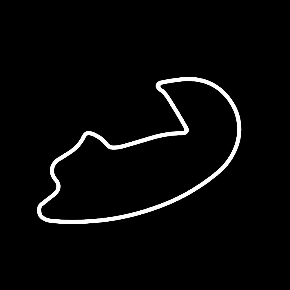 Waterford Hills Track Map Stickers