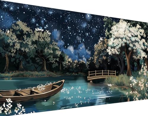 Diamond Painting Bateau 5D pour sublimer votre salon avec un grand paysage marin