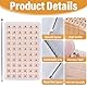 ZORVUJI 600 PCS Ear Seeds Akupunkturpflaster, Ohrakupunktur Sticker, Akupressurstift Edelstahl, Meridian Stimulation, Akupressur Set für Narbenpflege und Muskelentspannung