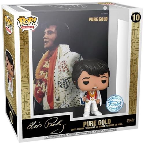 Presley, Elvis Pure Gold (Pop! Albums) Vinyl Figur 10 Unisexe Funko Pop! Standard Vinyle - Les Beatles, Paul McCartney, John Lennon, RIngo Starr, George Harrison Presley, Elvis Pure Gold (Pop! Albums) Vinyl Figur 10 Unisexe Funko Pop! Standard Vinyle