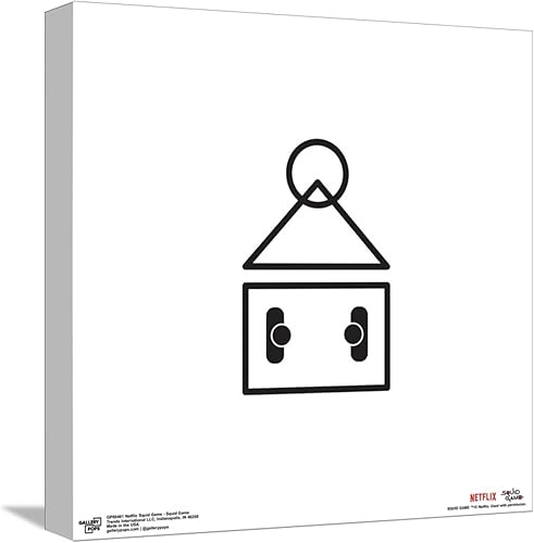 Trends International Gallery Pops Netflix Squid Game - Lienzo decorativo para pared, versión sin marco, 12 x 12 pulgadas, arte de pared en lienzo de
