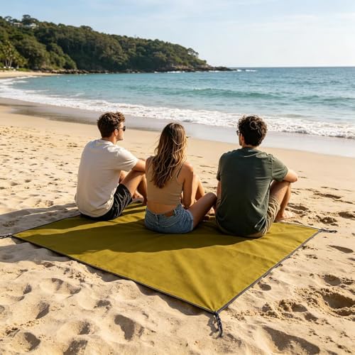 Manta de picnic para camping y esterilla impermeable de playa ligera 3