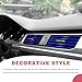 Rdxcv 20 PCS Car Air Conditioner Decoration Strips, Waterproof Straight Air Vent Outlet Decorative Trim, Bendable Vent Strip Interior Decor for Most Vehicles, Car Accessories (Blue)