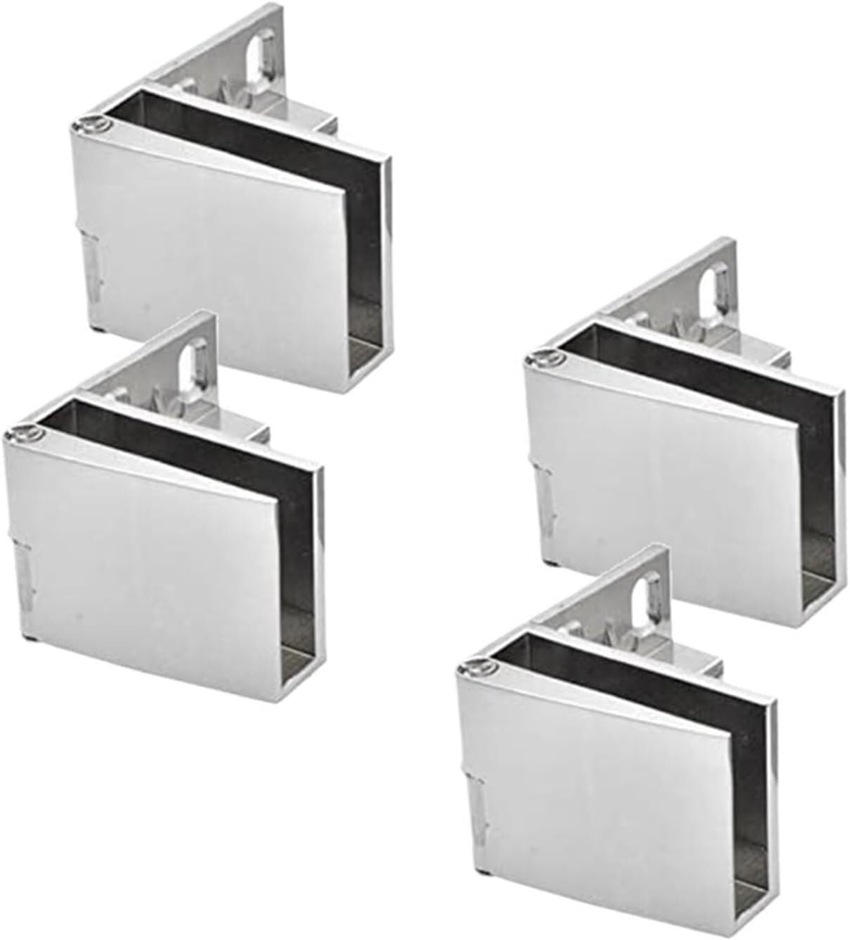 Bisagras para puertas de cristal, Bisagra for puerta con rodamiento de bolas Vidrio (4 piezas)
