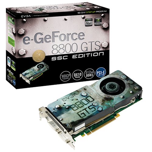 Amazon.com: eVGA e-GeForce 8800 GTS SSC Edition 512MB DDR3 PCI
