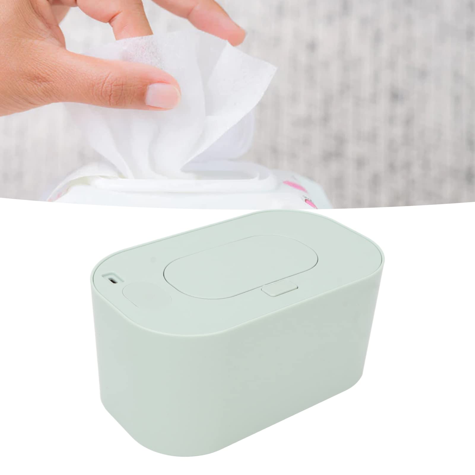 Calentador de Toallitas para Bebés,Temperatura del Termostato USB Toallita Portátil para Pañales Calentador de Toallitas Caja de Calefacción para Uso en el Hogar Y la Oficina Al Aire Libre