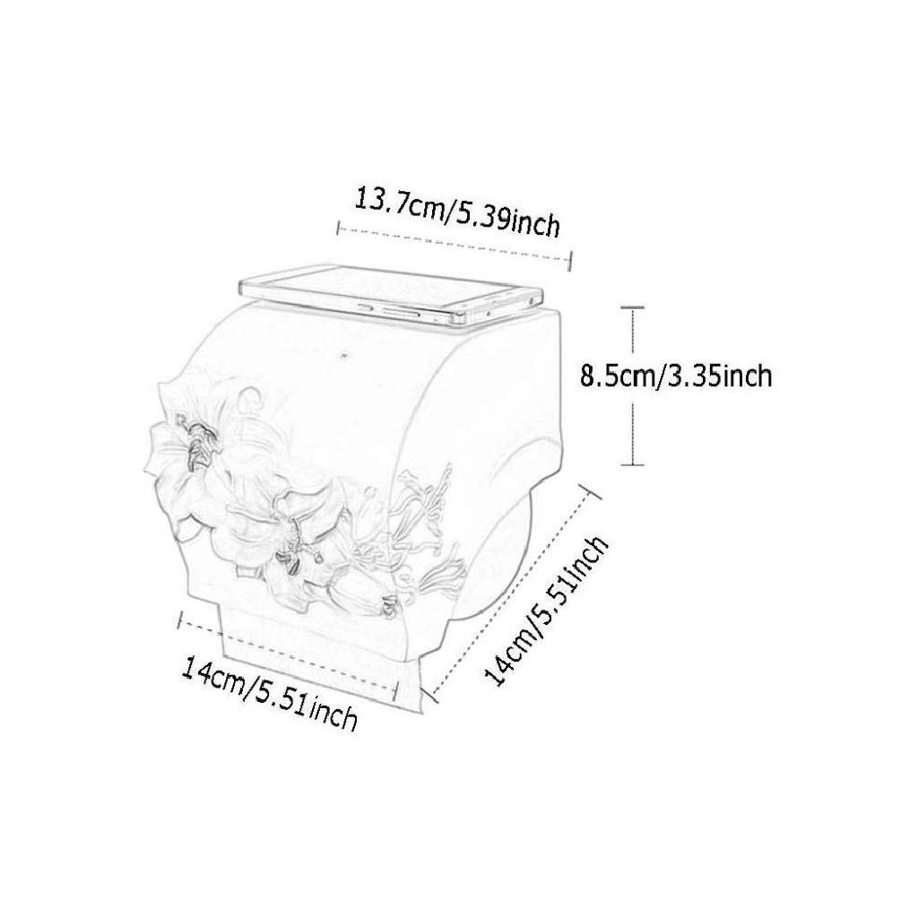 Resin Toilet Paper Holder - Toilet Roll Holder, Wall Mount Toilet Paper Holder for Bathroom ， Kitchen