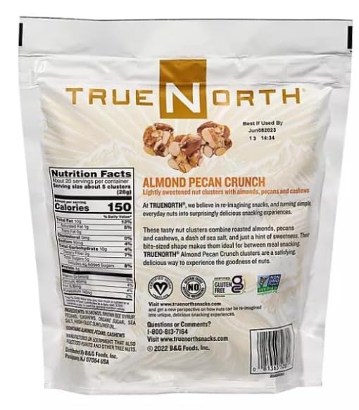 True North Almond Pecan Cashew Clusters (20 Ounce) (3 Pack)