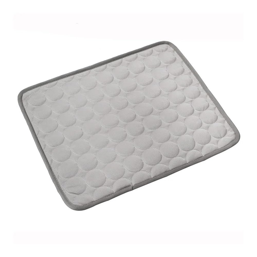 Alfombrilla de refrigeración para perros, cama fría extra grande para perros pequeños y grandes, accesorios para mascotas, manta duradera para sofá, gato (gris, 2XL, 150 x 100 cm)