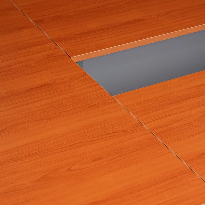 Image of Modern Executive Conference Meeting Table for Office, Boardroom & Conference Room, Professional Workspace Furniture for Business Meetings (MCT-053 LPB L8W4)