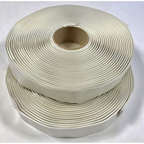 Image of White Butyl Tape 1 /8 inch x 1 inch x 30 feet for RV /Mobile Home (2-Pack)