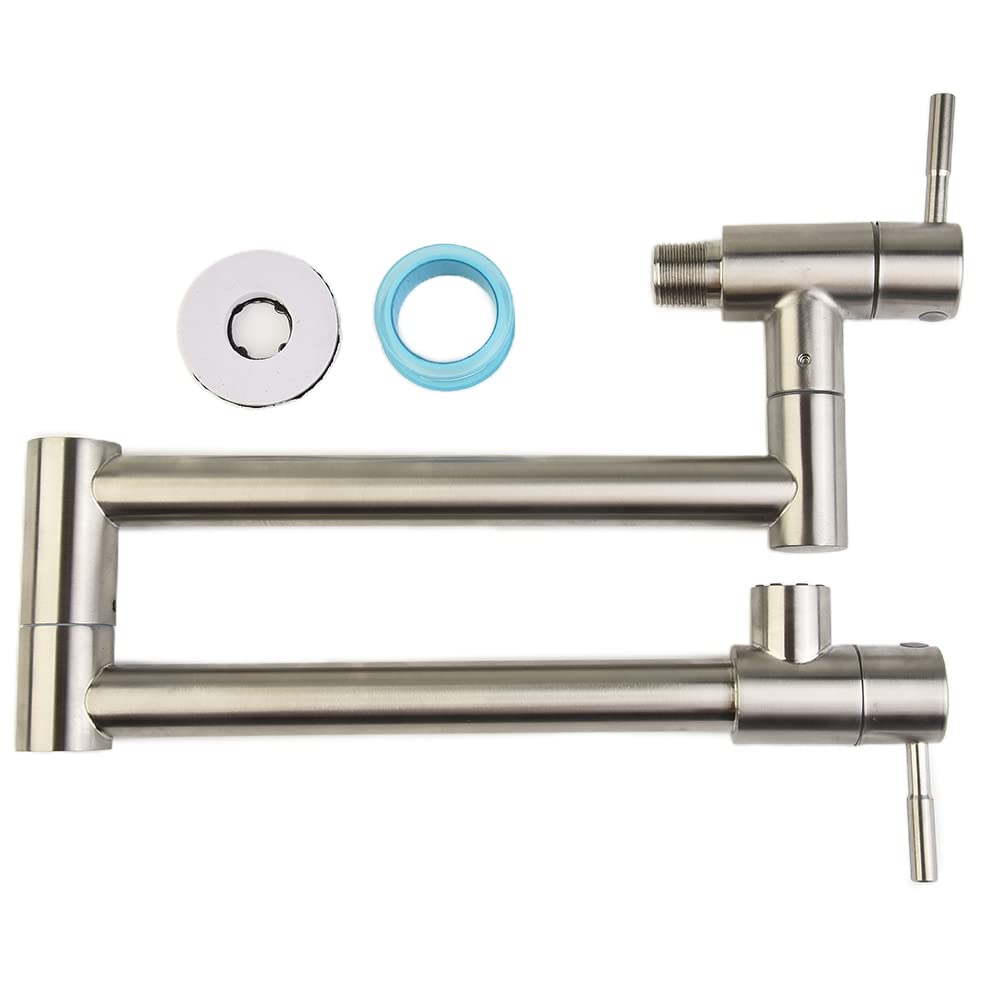 Grifo giratorio plegable montado en la pared, grifo de cocina montado en la pared, grifo giratorio plegable