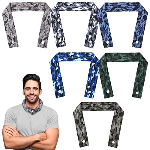 Image of Xuhal 6 Pcs Cooling Neck Wraps Cooling Bandana