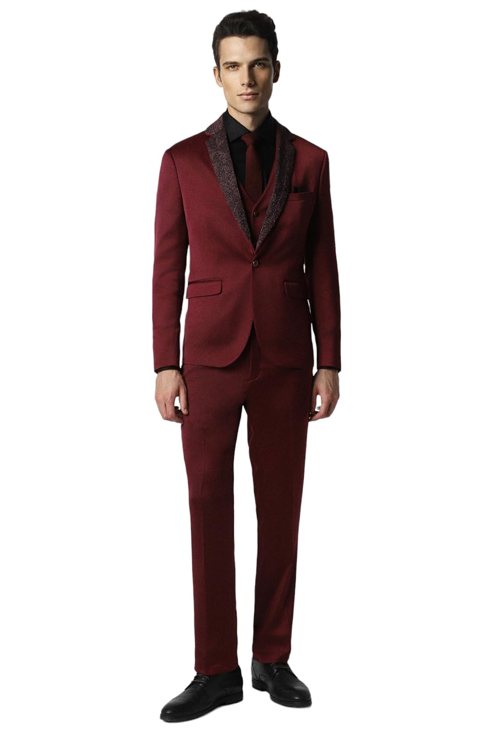 van heusen Men's Polyester Three Piece Suit-Dress Set-picture-38