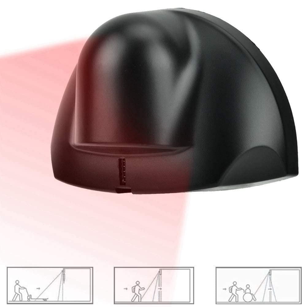 BORDSTRACT Sensor de Apertura de Puerta Automática, Sensor de Movimiento de Microondas con Cable Universal de 12-24V, Detección Infrarroja, Sensores Optimizados para Todas las Aplicaciones de Puertas