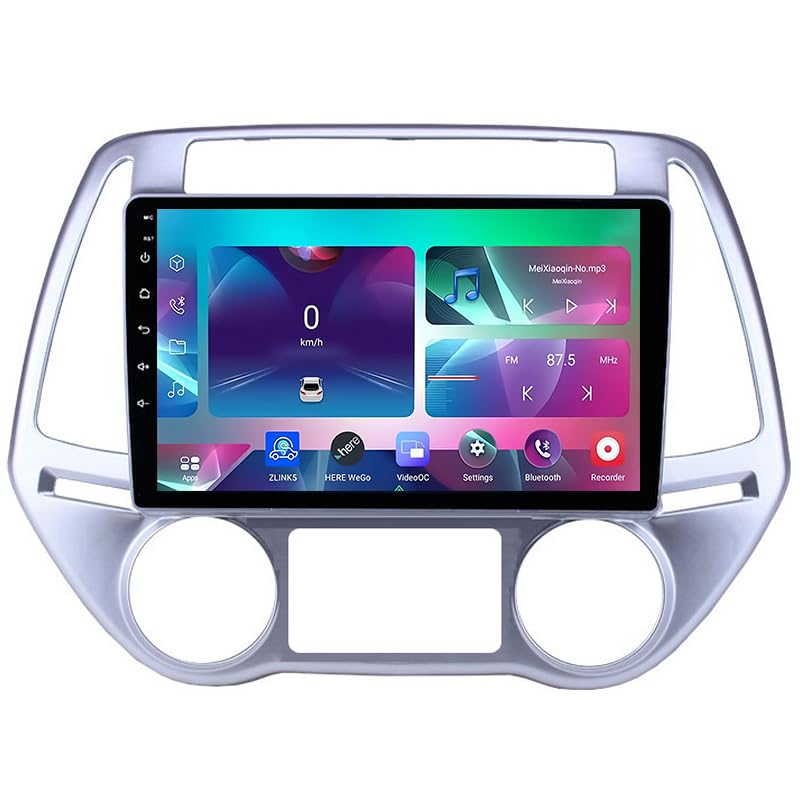 Radio Carplay con pantalla táctil IPS para Hyundai I20 y cámara trasera HD
