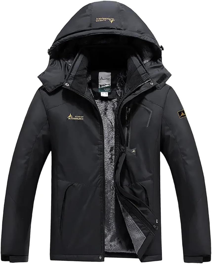 Men's Winter Windproof Waterproof Thicken Warm Fleece Snow Coat Skiing And Snowboarding Jacket And Pants Set