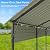 Patiowell 10x15 FT Metal Carport, Heavy Duty Carport with Reinforced Frame and Galvanized Steel Roof, Outdoor Car Port Shelter for Car, Truck, Boat and Tractor, Black