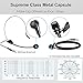 Alvoxcon UHF Dual Channel Wireless Lavalier Microphone System with Volume Control for iPhone, DSLR, PA Speaker, YouTube, Podcast, Video Recording, Conference, Vlogging, Church, Interview, Teaching