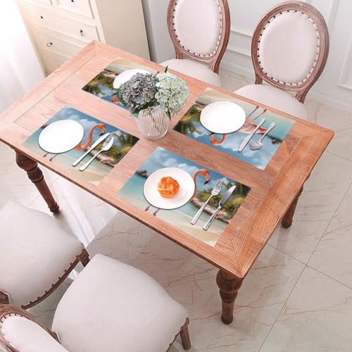 Sets de table tissés lavables pour protéger de la chaleur du plat - 8