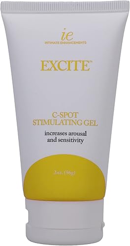 Doc Johnson Mejoras íntimas - Excite - Gel estimulante de punto C - Aumenta la excitación y la sensibilidad - 2 oz (56g)