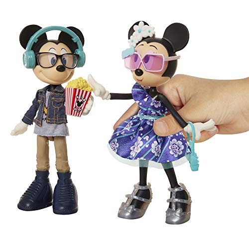 Minnie Mouse – Muñecas Minnie Mouse y Mickey Mouse con Vestimenta de Cine - Muñecas con Preciosos Detalles para Niñas 3 Años +