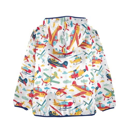 CHIFIGNO Cute White Bear Toddler Fleece Jacket Boys Lightweight Jacket Warm Winter Jacket for Baby Boys Girls 3-10Y2