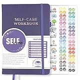 Planners with Purpose Self-Care Planner - Daily Wellness Journal with Guided Prompts, Gratitude, and Reflection - Mental Health Journal for Mindfulness, Positivity & Goal Setting Notebook for Women & Men A5 (Purple)