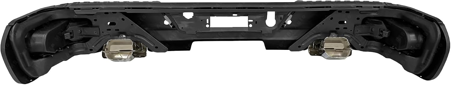 BUMPERS THAT DELIVER - Primered, Steel Rear Step Bumper Assembly Compatible with 2019-2025 Chevy Silverado GMC Sierra 1500 w/Park Assist 19-25, GM1103211
